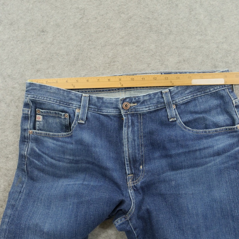 Adriano Goldschmied Jeans Mens 36 Blue Everett Slim Straight Japan Denim - Picture 7 of 11